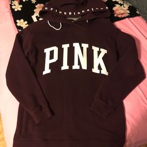 Victorias secret pink tunic hoodie